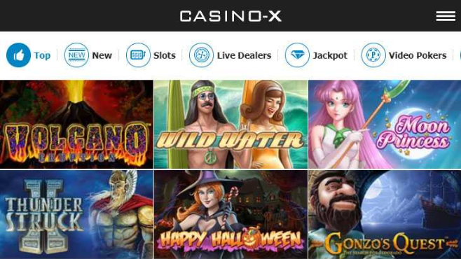 Зеркало Casino X